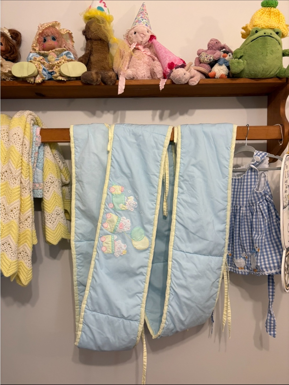 Vintage baby decor